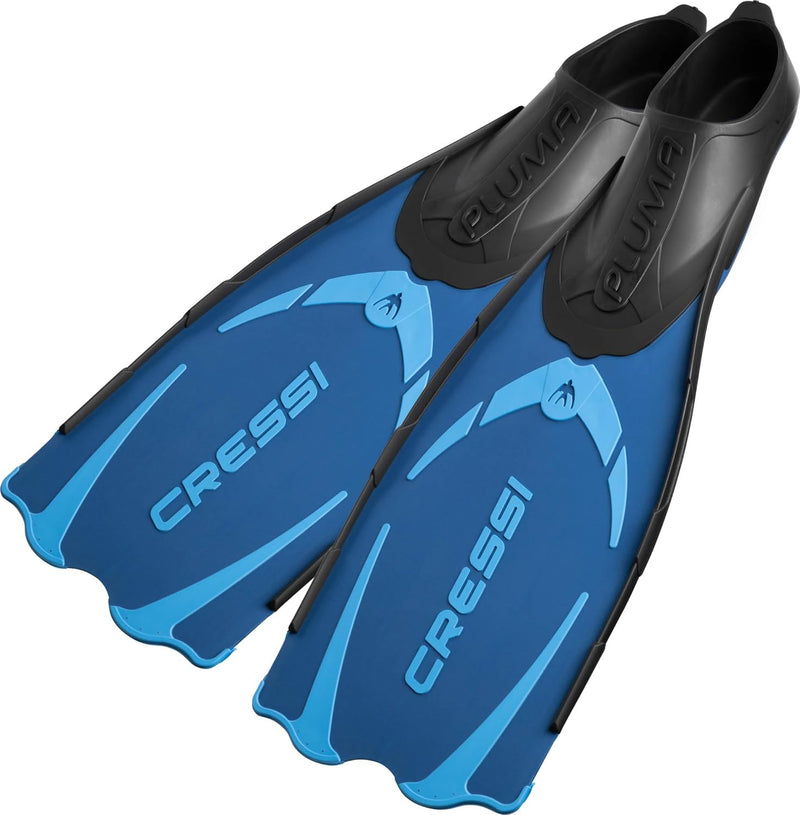 Cressi Pluma / Pluma Bag - Premium Flossen Set Blau/Hellblau 39/40 Single, Blau/Hellblau 39/40 Singl