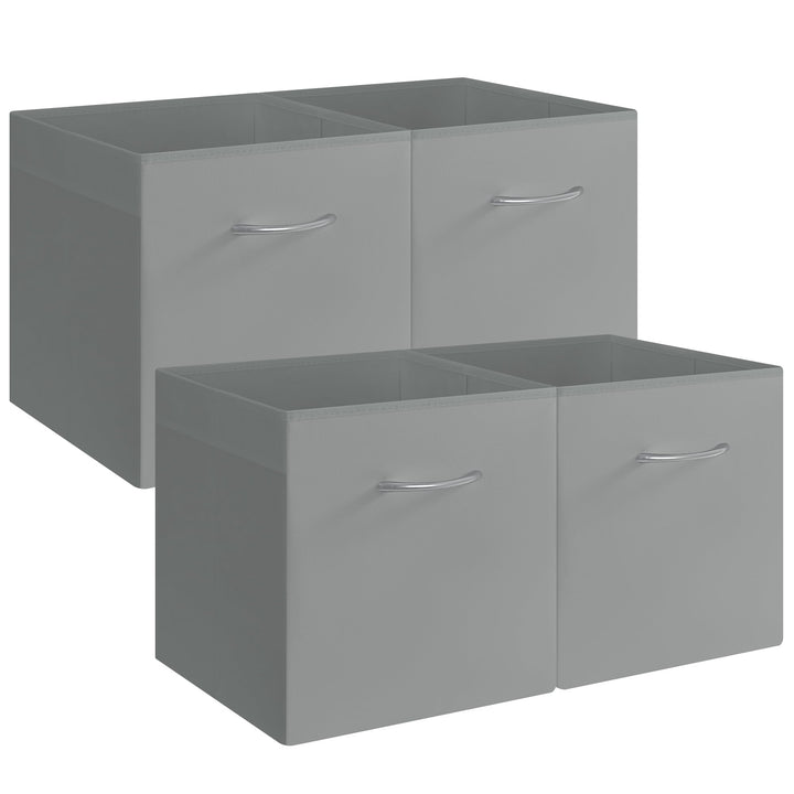StorageWorks Aufbewahrungswürfel aus Stoff, faltbare Ordnungsboxen für Würfelregal, Aufbewahrungswür