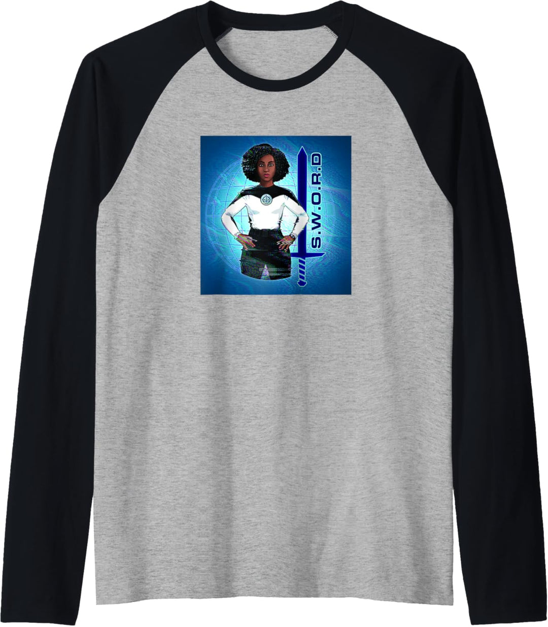 Marvel WandaVision Monica Rambeau S.W.O.R.D. Poster Raglan