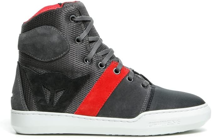 Dainese York D-WP Shoes, Motorradschuhe Wasserdicht Phantom Rot 36 EU, Phantom Rot 36 EU