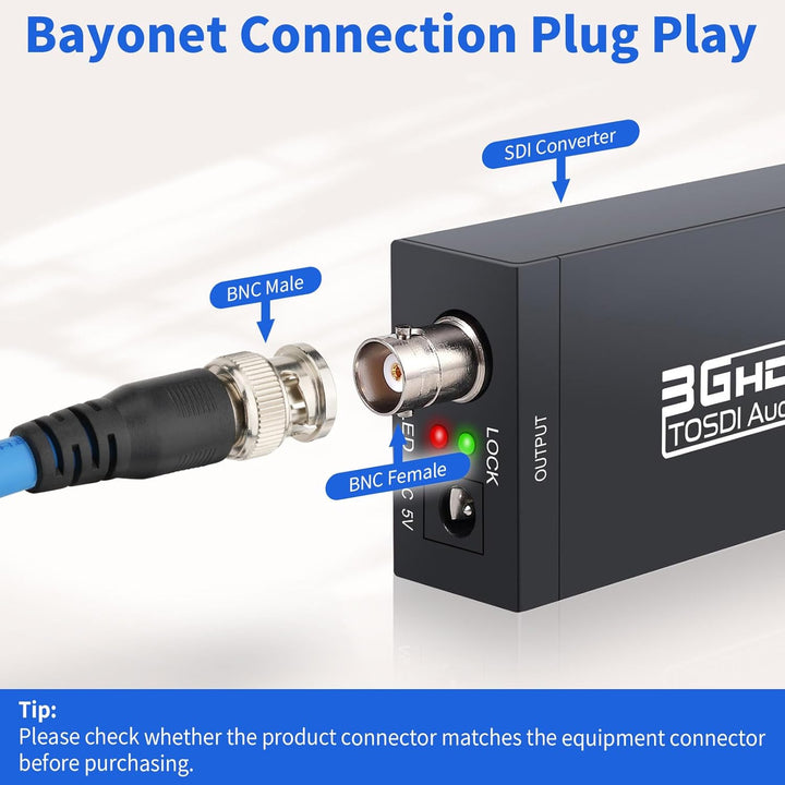 Superbat® 1 Stück 22m (75ft) SDI Kabel BNC Kabel 75 Ohm,3G/6G/12G (Belden 1694A)，Unterstützt HD SDI/