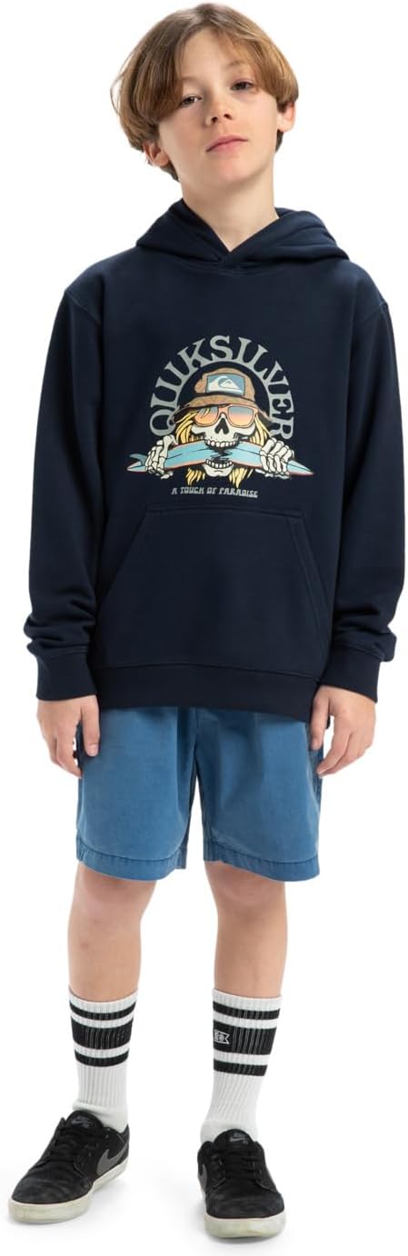 Quiksilver Jungen Graphic Hoodie Youth Pullover (1er Pack) 8 Jahre Dark Navy, 8 Jahre Dark Navy