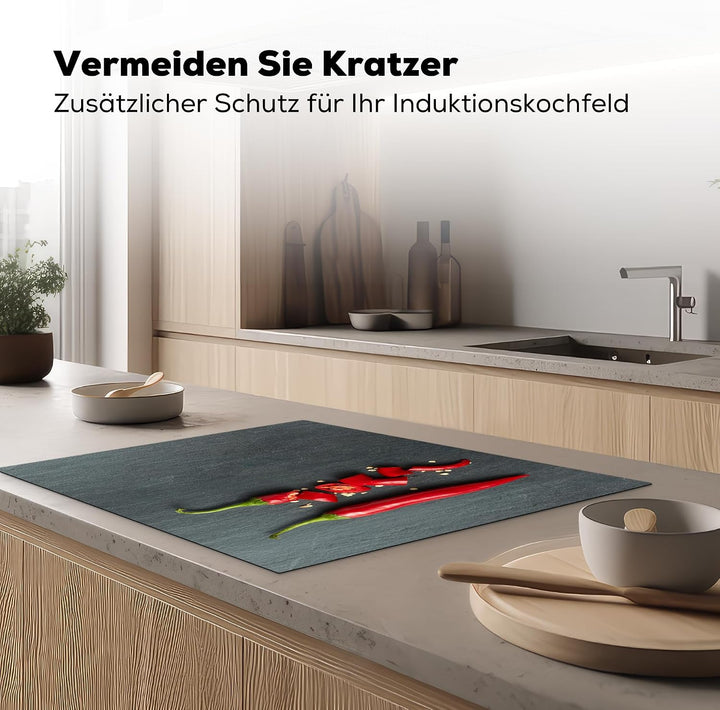 KitchenYeah© Herdabdeckplatte Einteilig Induktionsmatte Küche Abdeckung Ceranfeld Herd Abdeckplatte