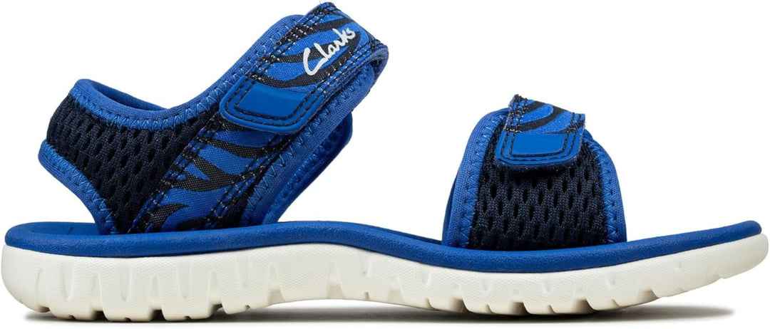 Clarks Herren Surfing Tide KFlache Sandale 20 EU Weit Navy Combi, 20 EU Weit Navy Combi