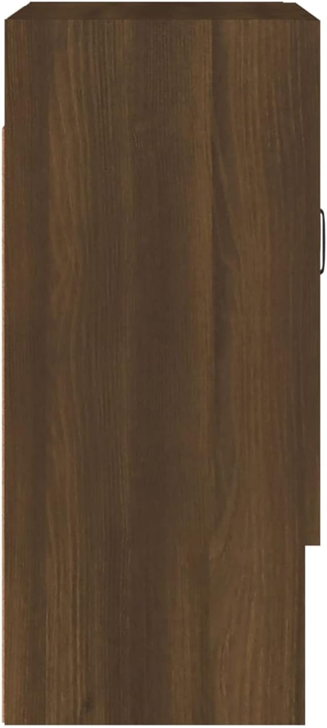Gecheer Wandschrank H?ngeschrank Mit 2 Türen und 1 offenes Fach Küchenschrank Wandh?ngeschrank Badsc