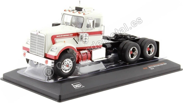 Ixo White Western Star 4864 Zugmaschine 1970 weiss rot Modellauto 1:43 Models