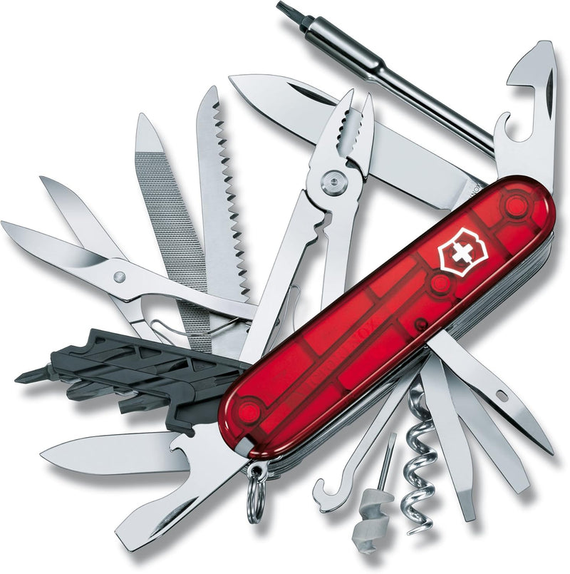 Victorinox Taschenmesser Cyber Tool L (39 Funktionen, Metallfeile, Bit-Schlüssel, Kugelschreiber, Za