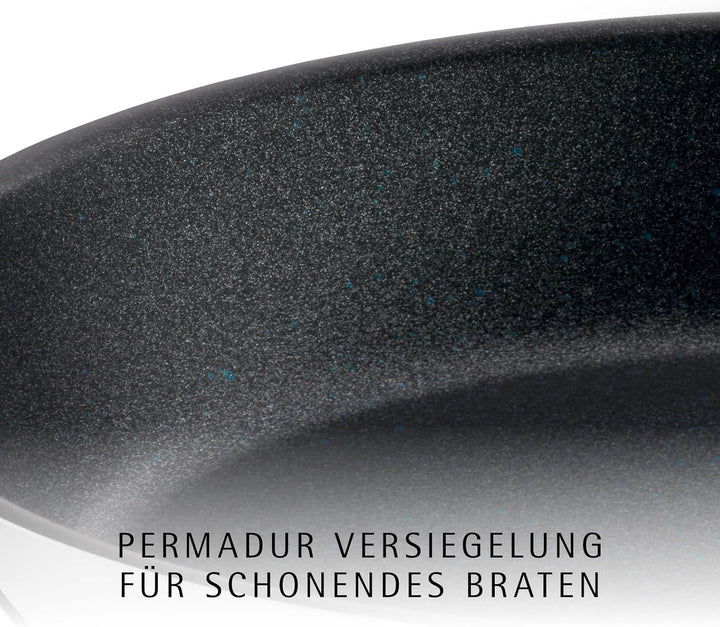 WMF Permadur Advance Pfannenset Induktion 2-teilig, Bratpfanne 28 + 24 cm, Edelstahlpfanne, Cromarga