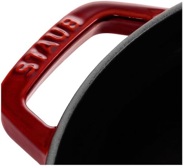 STAUB Cocotte, Gusseisen Bräter mit Deckel, 28 cm, 6,7 L, Rund, Alle Herdarten inkl Induktion, Made