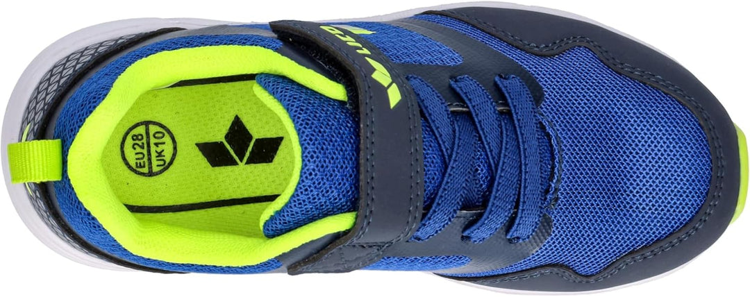 Lico Unisex Kinder Francis Vs Sneaker 28 EU Blau Marine Lemon, 28 EU Blau Marine Lemon