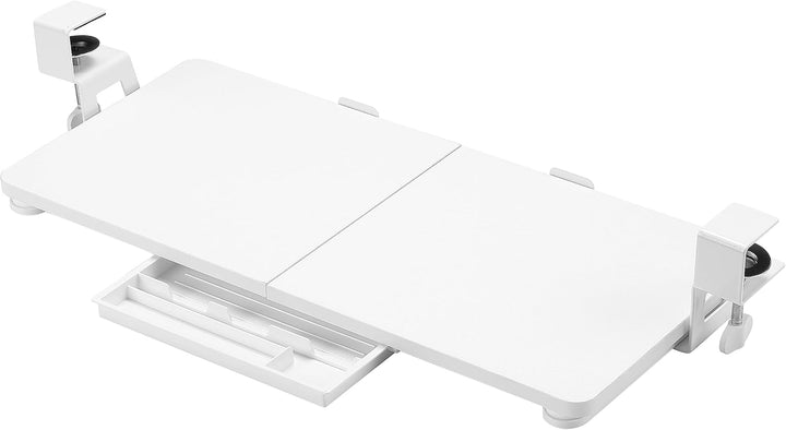 ETHU Tastaturablage, 68 x 30 cm grosse Tastaturablage unter dem Schreibtisch mit C-Klemmhalterung, C