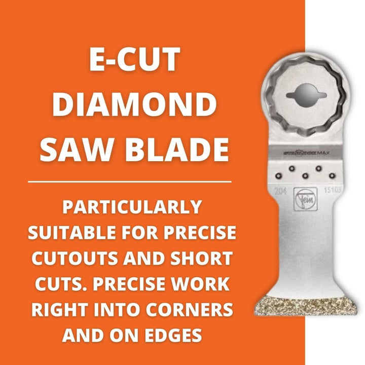 FEIN 63502204210 E-Cut Diamant-Sägeblatt, SLM Aufnahme, 60mm x 44mm