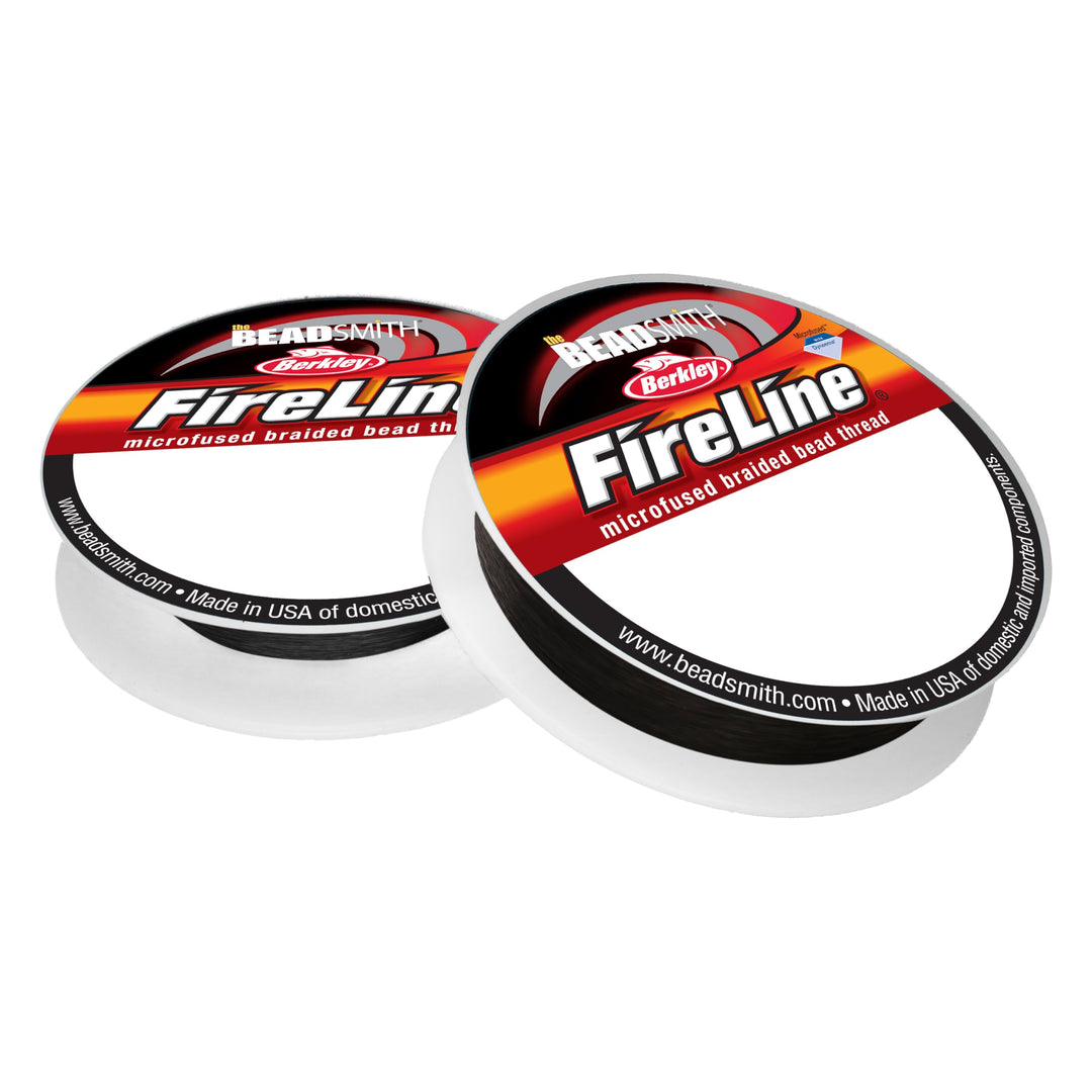 The Beadsmith Fireline von Berkley, mikroverschmolzenes, geflochtenes Garn, für Nadeln mit Zugfestig
