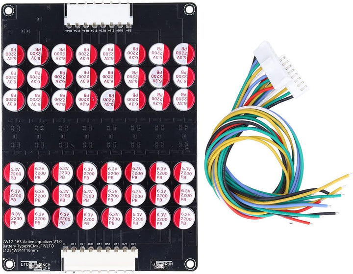 12S 13S 14S 15S 16S 5A Active Equalizer Balancer, Universal Lithium Battery Balance Board Battery En