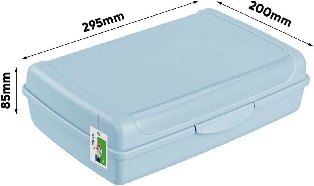 Lunchbox SET Brotdose Erwachsene Kinder - Satz mit 4 Behältern - BPA Frei Vesperbox Frühstücksbox Br