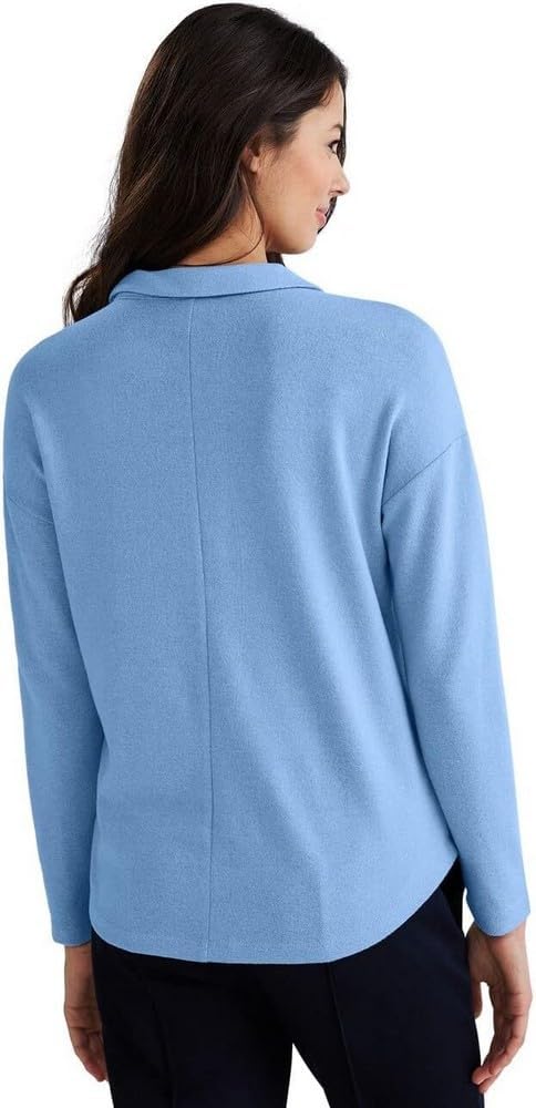 Street One Damen Poloshirt 38 Bay Blue Melange, 38 Bay Blue Melange