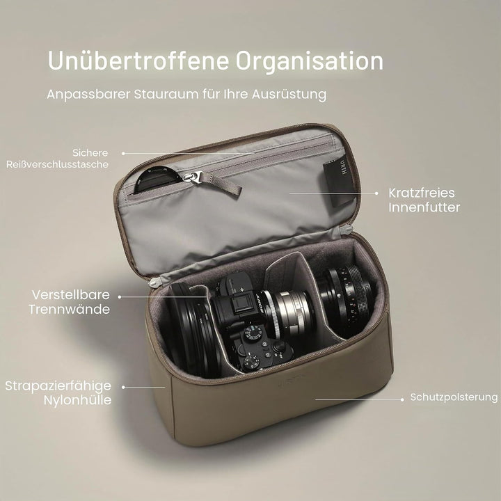 Urth Arkose 20L Modular Camera Backpack – for DSLR, Lens, 15/16” Laptop, Weatherproof + Recycled 20L