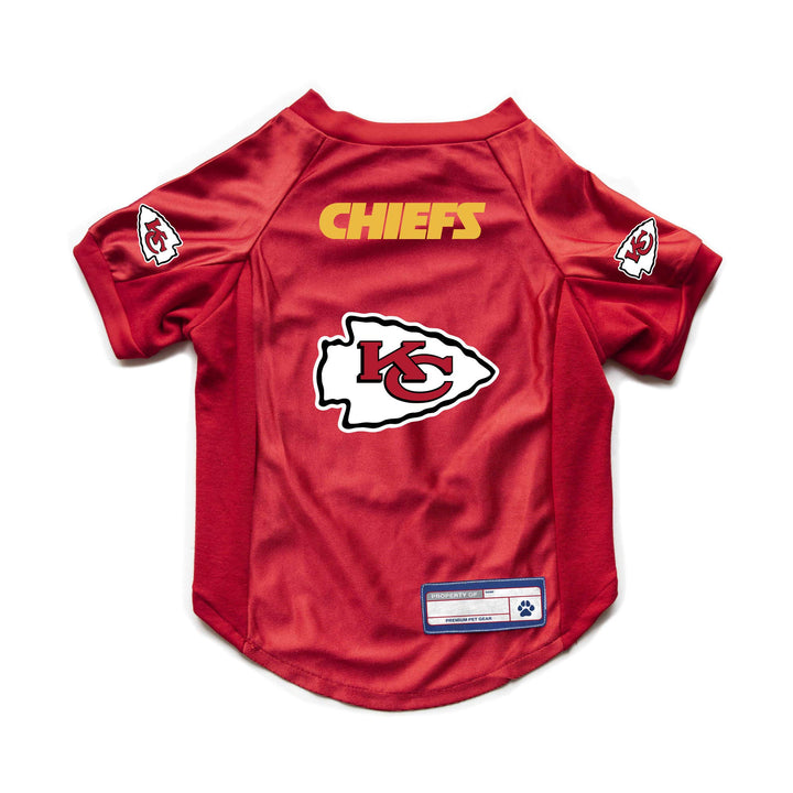 Littlearth NFL Kansas City Chiefs Stretch-Haustier-Trikot, Team-Farbe, Grösse XS Kansas City Chiefs