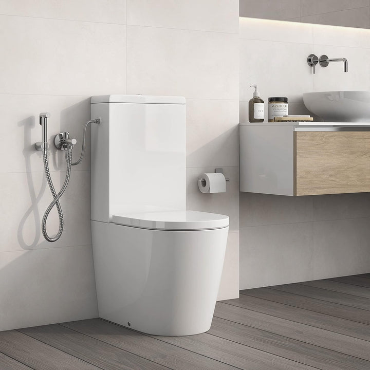 H. & H. IDROSPANIA TECHNIC, 70072 Idrospania, hygienisches Set mit einer Wasserdusche. Flexible INOX
