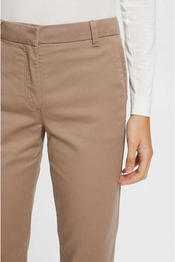 ESPRIT Damen Hose 32W / 32L 240/Taupe, 32W / 28L