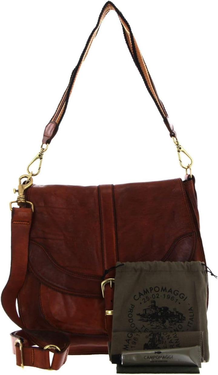 Campomaggi Schultertasche Leder 29 cm