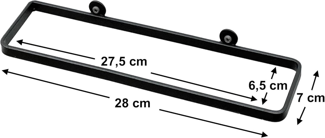 DanDiBo Weinhalter Metall Schwarz 3er Set Weinregal Weinflaschen Flaschen 96419 Halter Wandregal Reg