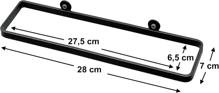 DanDiBo Weinhalter Metall Schwarz 3er Set Weinregal Weinflaschen Flaschen 96419 Halter Wandregal Reg