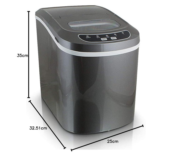 Eiswürfelmaschine Eiswürfelbereiter Eiswürfel Ice Maker EIS Maschine Icemaker, Dunkelgrau