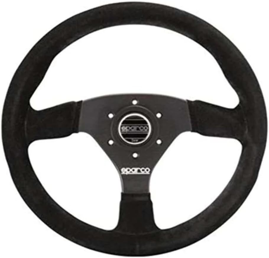 Sparco 015R383PSN Lenkräder, Schwartz, Schwartz