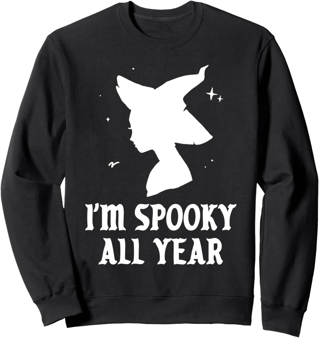 I'm Spooky All Year Funny Hexe Vibes Gotik Halloween Kostüm Sweatshirt