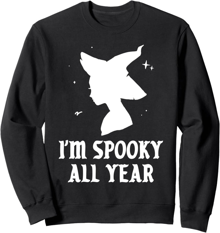 I'm Spooky All Year Funny Hexe Vibes Gotik Halloween Kostüm Sweatshirt