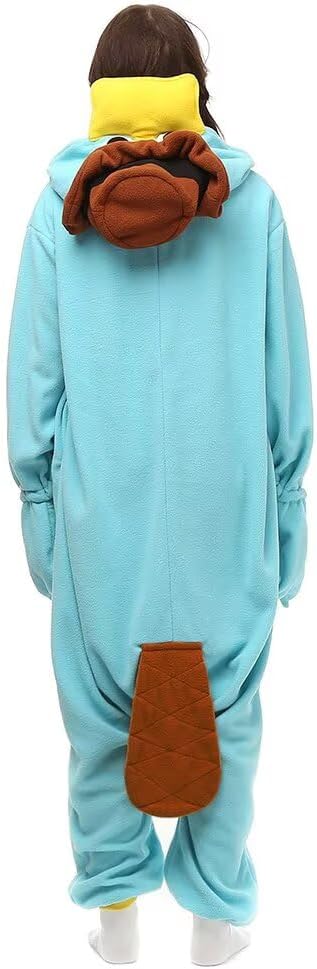 Onesie Tier Erwachsene Unisex Tieroutfit Cosplay Pyjamas Karneval kostüm M 117-zip, M 117-zip