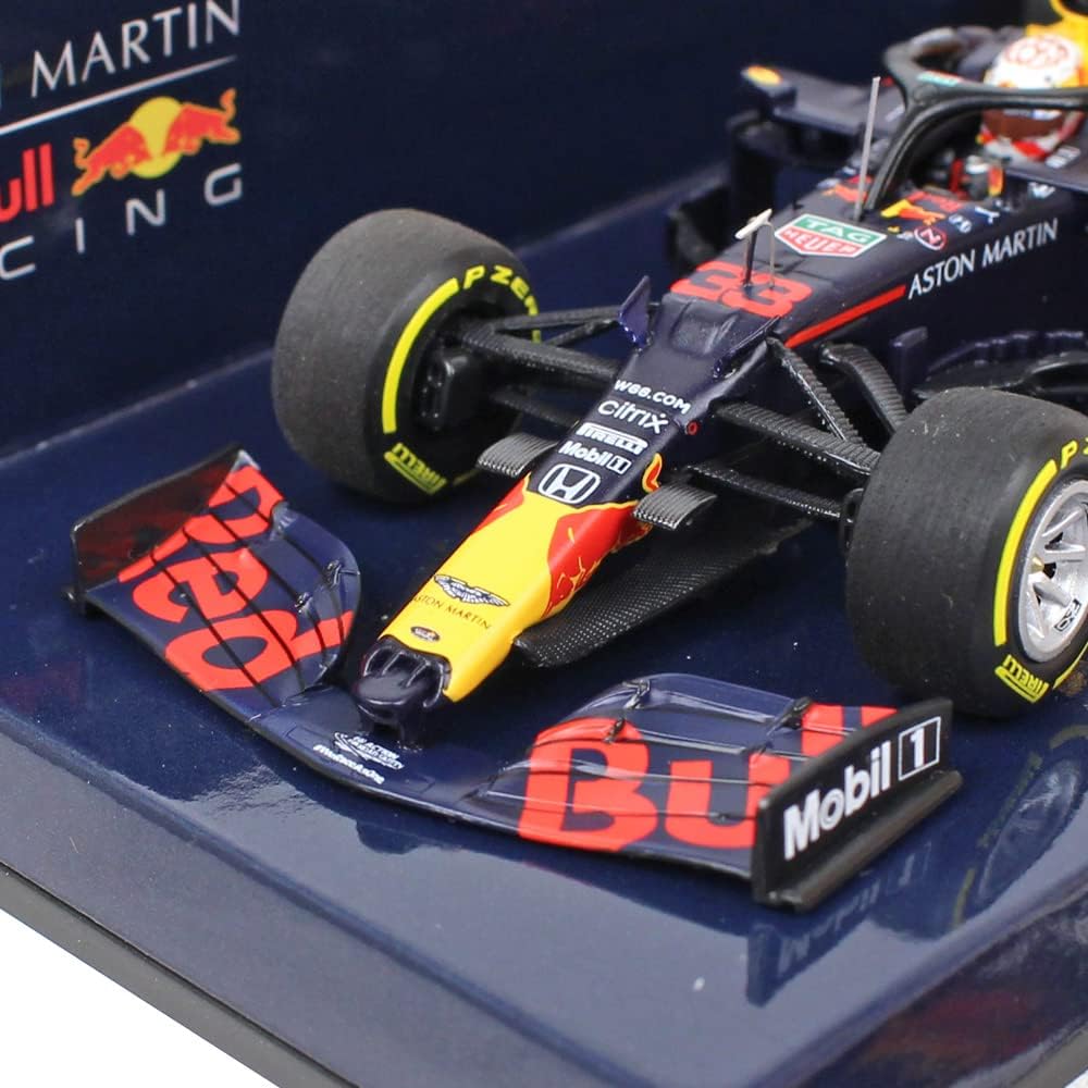 Minichamps 410201733 1:43 Aston Martin Red Bull Racing RB16-Max Verstappen-Winner Abu Dhabi GP 2020