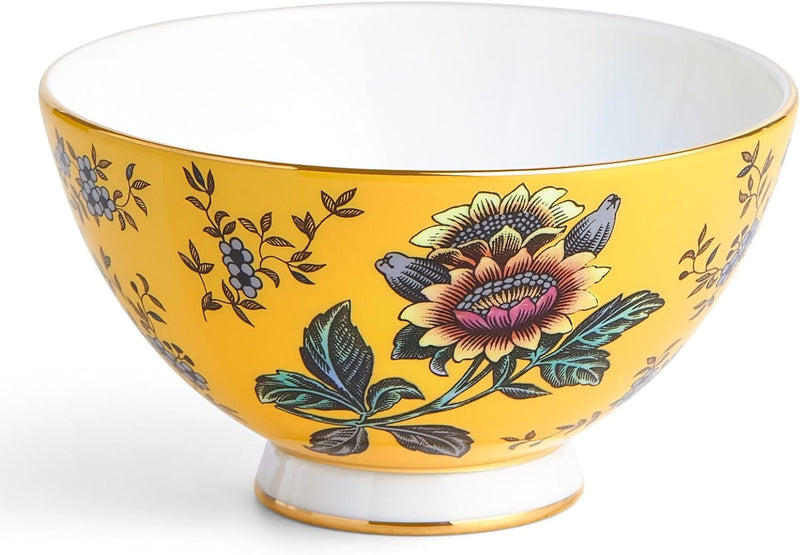 Wedgwood Wonderlust Bowl 4.3" Yellow Tonquin, Yellow Tonquin