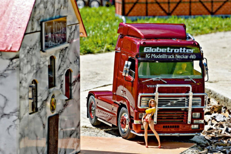 Premium Textil-Leinwand 75 x 50 cm Quer-Format VOLVO FH12 | Wandbild, HD-Bild auf Keilrahmen, Fertig