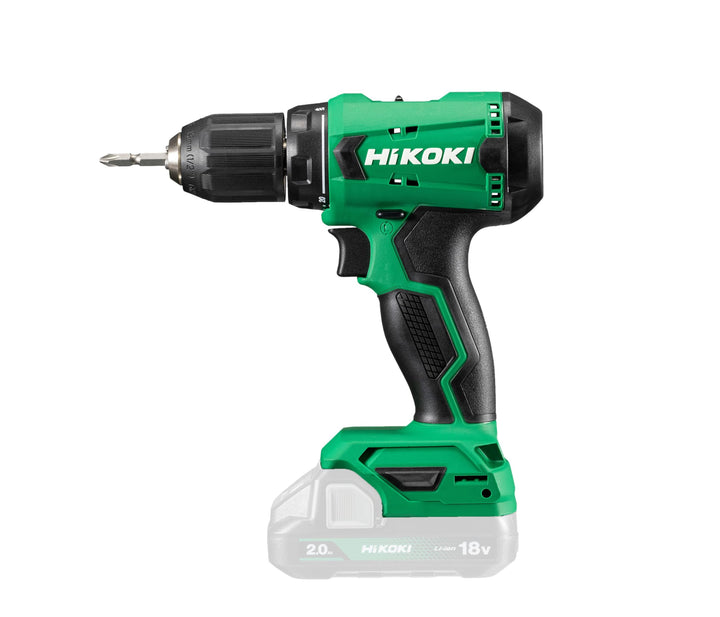 HIKOKI Akku Bohrschrauber, DS18DA (im Karton) (ohne Ladegerät, Akku und Transportkoffer) 18V, Grün S