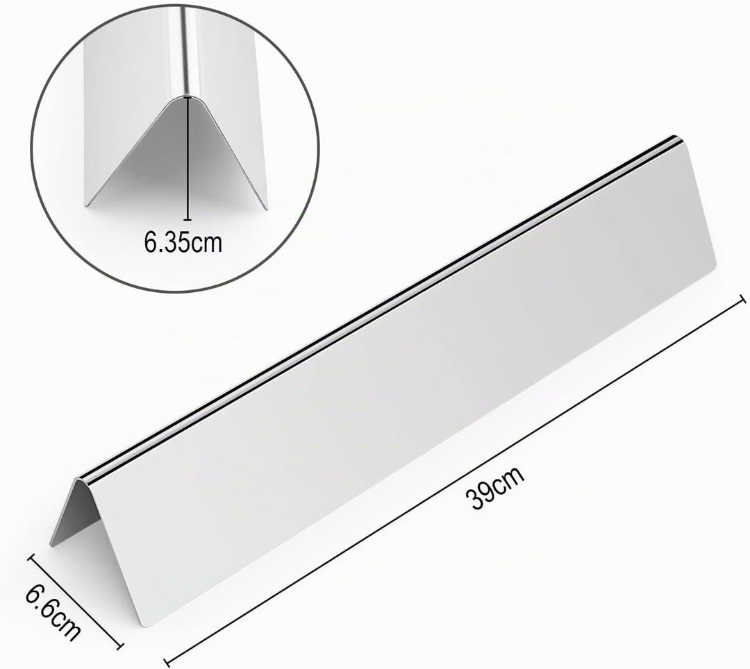 38,9CM Edelstahl Flavorizer Bars für Weber Spirit I &amp; II E210/220 S210/220 (mit vorderen Brennerknöp