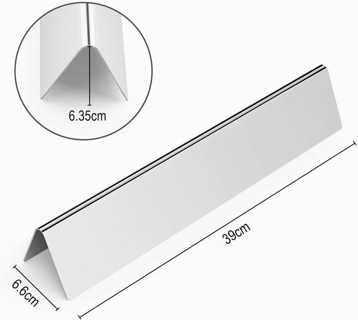 38,9CM Edelstahl Flavorizer Bars für Weber Spirit I &amp; II E210/220 S210/220 (mit vorderen Brennerknöp