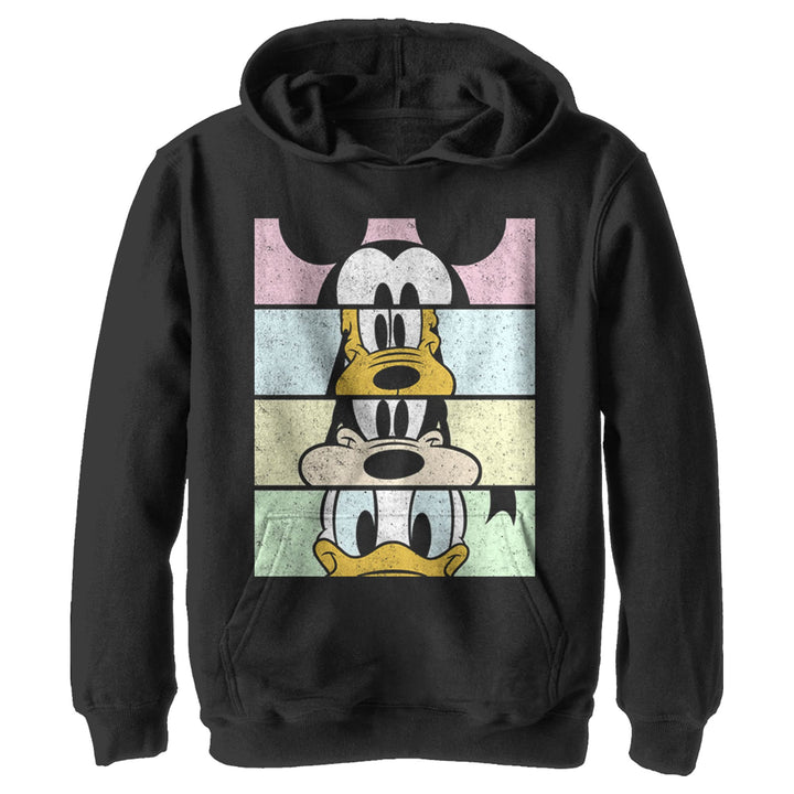Disney Jungen Crew Crop Hoodie, Schwarz, XL