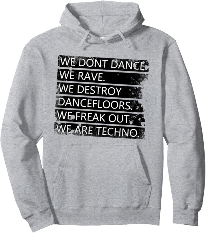 We Rave | Festival Rave EDM Techno Pullover Hoodie