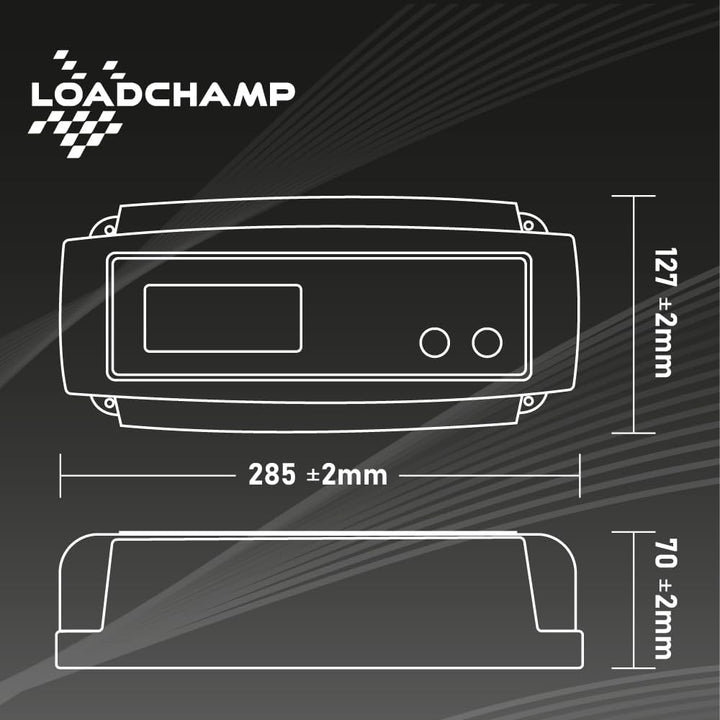 LOADCHAMP Batterieladegerät smart 12V 2A 4A 8A vollautomatisch mit Temperaturkompensation KFZ Auto M