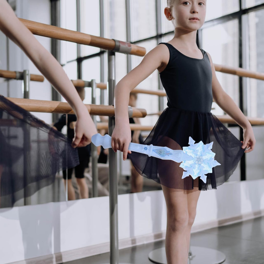 Toddmomy 2 Stück Schneeflocken Zauberstab Leuchtende Märchenstangen Für Mädchen Kostümzubehör Und Ge