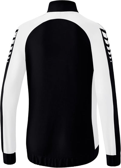 Erima Damen Six Wings Präsentationsjacke 40 Schwarz/Weiss, 40 Schwarz/Weiss