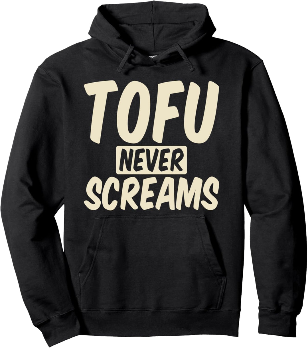 Tofu nie Screams Lustige Veggies Meatless Vegetarisch Pullover Hoodie