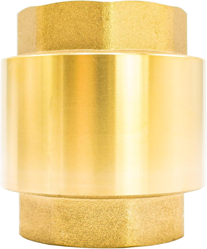 Rückschlagventil Messing Rücklaufventil Innengewinde Ventil Wasser Rückschlagklappe Rückflussverhind