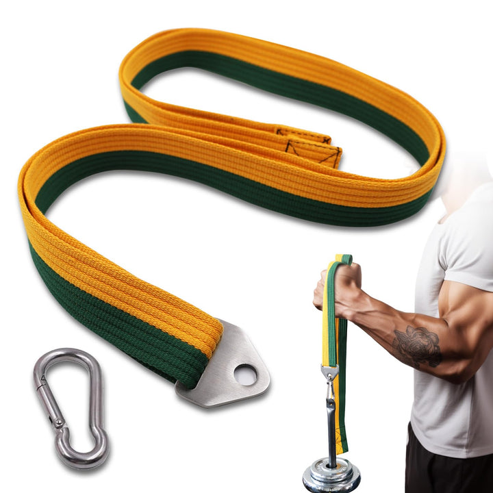 J Bryant Arm Wrestling Pronation Strap - 200cm strapazierfähiger, Rutschfester Gürtel mit Edelstahls