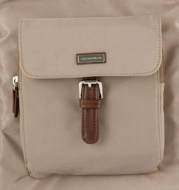 TOM TAILOR bags Rina Damen Hobo Bag Schultertasche 25 x 7 x 27,5 Taupe, 25 x 7 x 27,5 Taupe