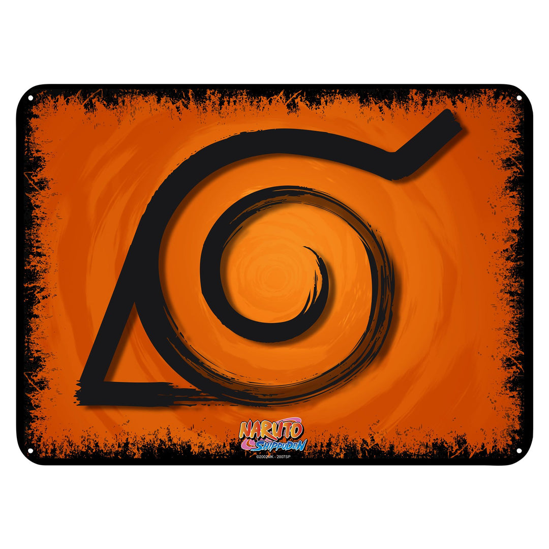 ABYstyle – Naruto Shippuden – Metallschild Konoha (28 x 38)