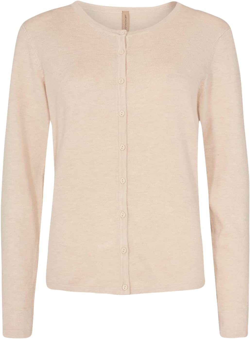 SOYACONCEPT Damen Strickjacke M Beige Melange, M Beige Melange
