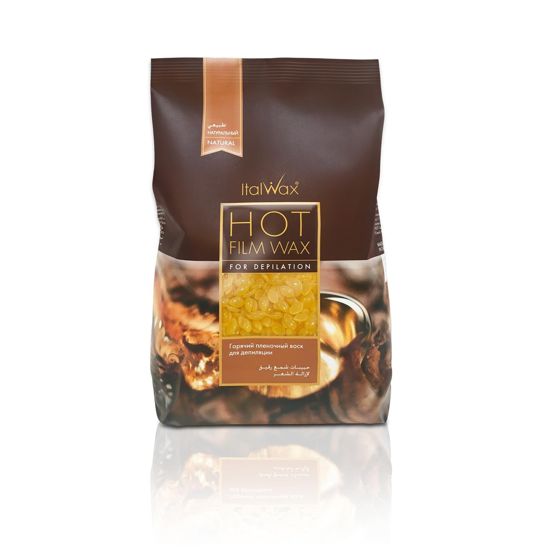 Italwax Natural – 1Kg - Waxing Perlen für Haarentfernung - Natürliche Formulierung für alle Hauttype